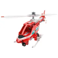 Constructor Clementoni Firefighting Helicopter Pompieri/ Red photo 3