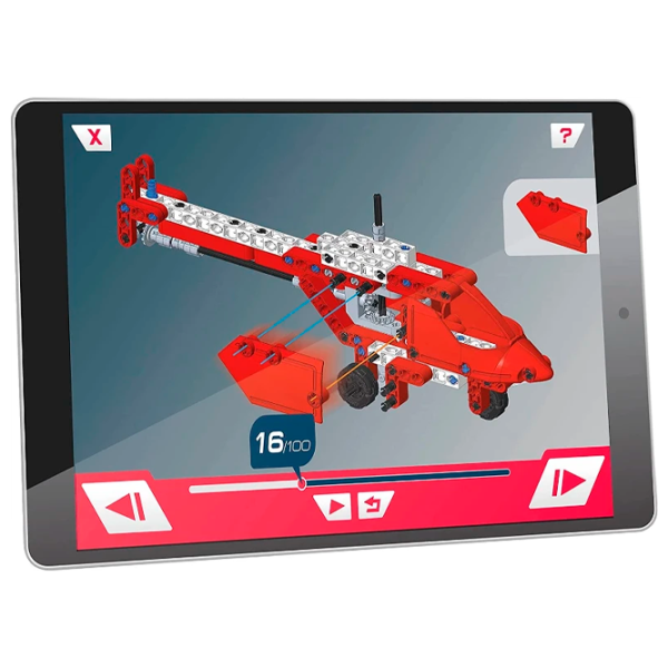 Конструктор Clementoni Firefighting Helicopter Пожарные/ Красный photo 5