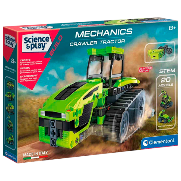 Конструктор Clementoni Crawler Tractor Транспорт/ Зеленый photo 1