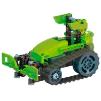 Constructor Clementoni Crawler Tractor Transport/ Green photo 2