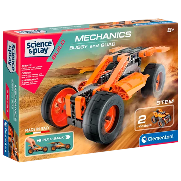Constructor Clementoni Buggy & Quad Transport/ Orange photo 1