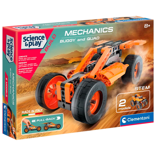 Constructor Clementoni Buggy & Quad Transport/ Orange photo 1