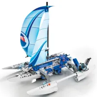 Constructor Clementoni Trimaran and Watercraft Clasic/ White photo 2