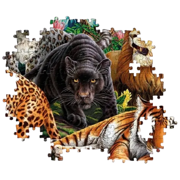 Puzzle Clementoni Wild cats 14+/ Numărul de piese: 500 photo 3