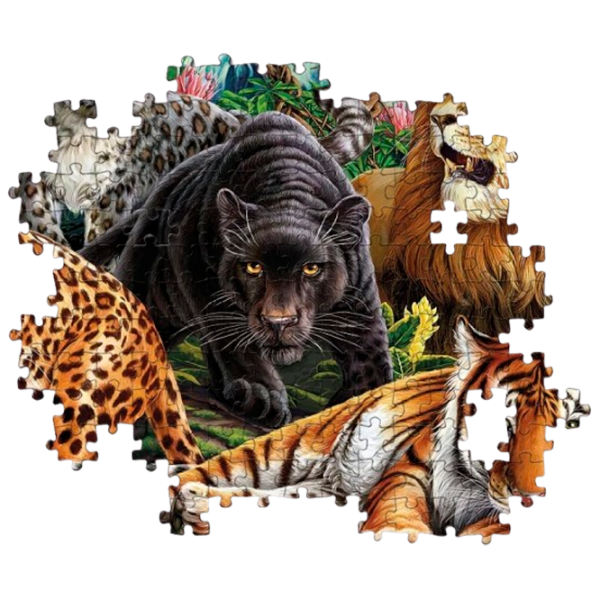 Puzzle Clementoni Wild cats 14+/ Numărul de piese: 500 photo 3