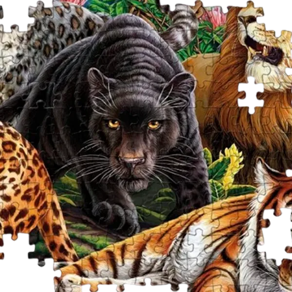 Puzzle Clementoni Wild cats 14+/ Numărul de piese: 500 photo 5