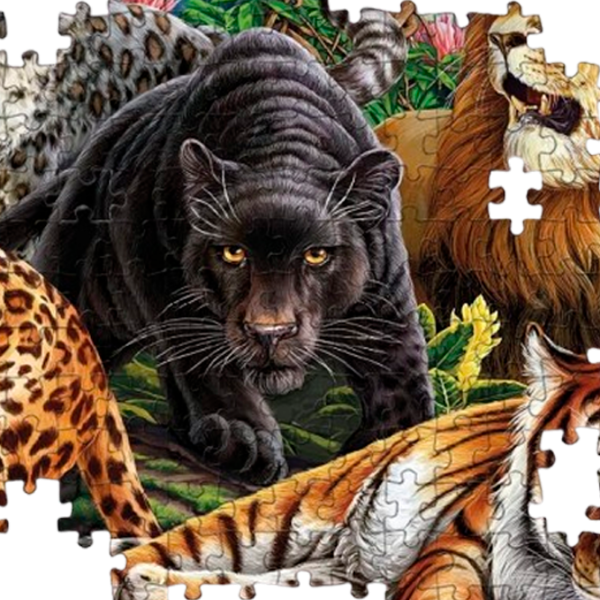 Puzzle Clementoni Wild cats 14+/ Numărul de piese: 500 photo 5