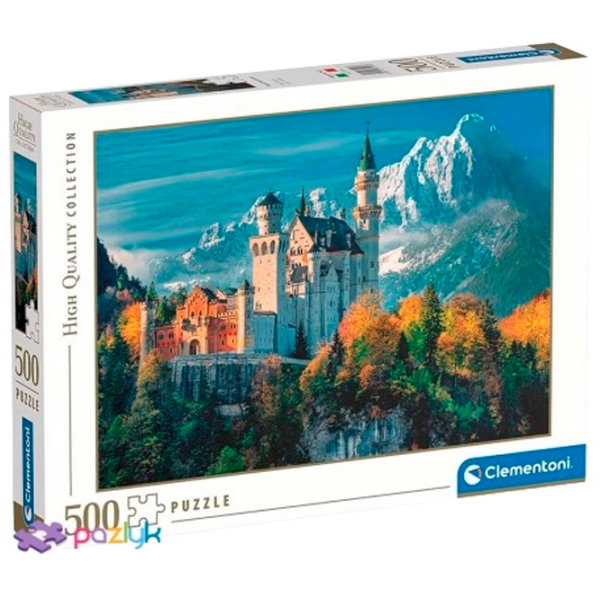 Puzzle Clementoni NEUSCHWANSTEIN CASTLE 14+/ Количество деталей: 500 photo 2