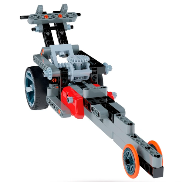 Конструктор Clementoni Roadster and Dragster Транспорт/ Серый photo 3