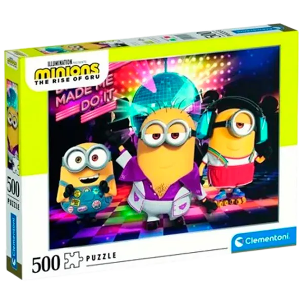 Puzzle Clementoni Minions 14+/ Количество деталей: 500 photo 2