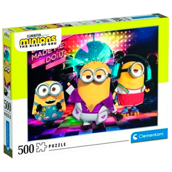 Puzzle Clementoni Minions 14+/ Количество деталей: 500 photo 2