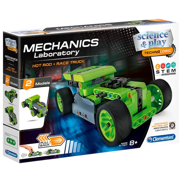 Constructor Clementoni Hot Rod + Race Truck Transport/ Green photo 1