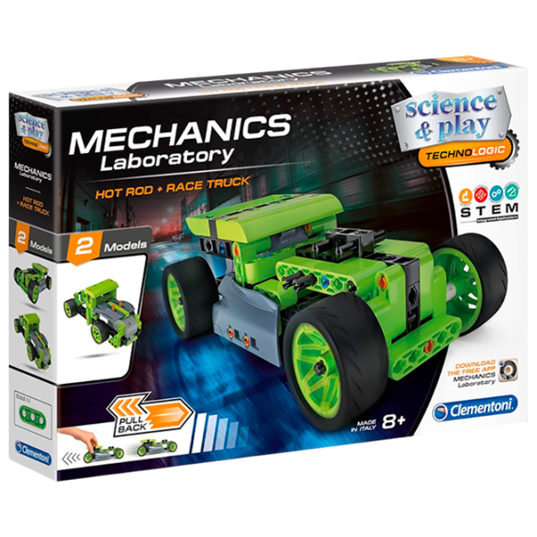 Constructor Clementoni Hot Rod + Race Truck Transport/ Green photo 1