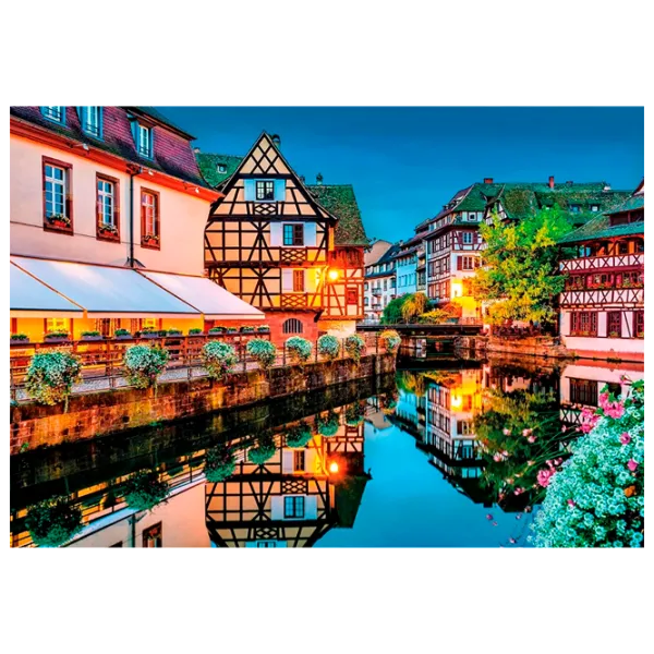 Puzzle Clementoni Strasbourg Old Town 14+/ Numărul de piese: 500 photo 1