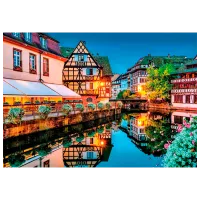 Puzzle Clementoni Strasbourg Old Town 14+/ Numărul de piese: 500