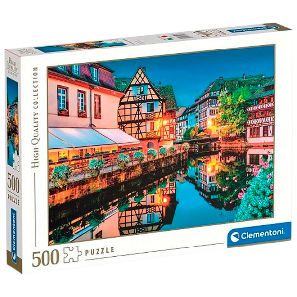 Puzzle Clementoni Strasbourg Old Town 14+/ Numărul de piese: 500 photo 2