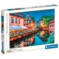 Puzzle Clementoni Strasbourg Old Town 14+/ Numărul de piese: 500 photo 2
