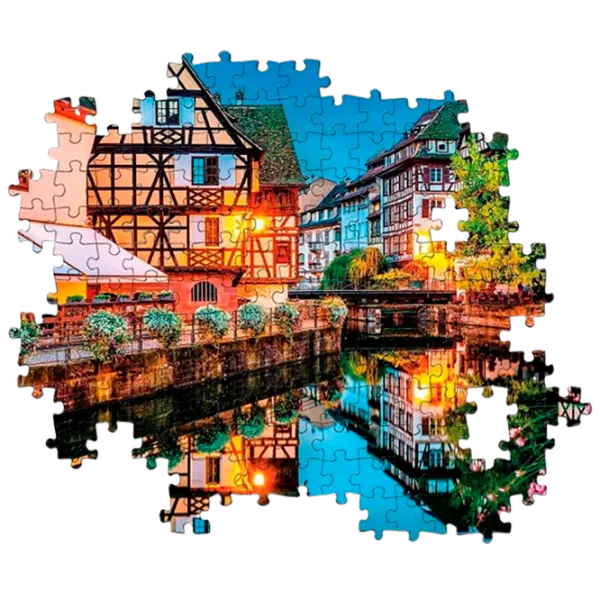 Puzzle Clementoni Strasbourg Old Town 14+/ Numărul de piese: 500 photo 3