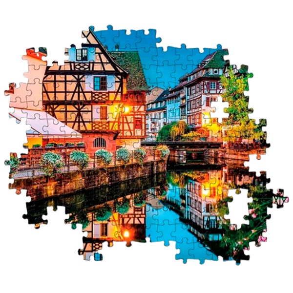 Puzzle Clementoni Strasbourg Old Town 14+/ Numărul de piese: 500 photo 3