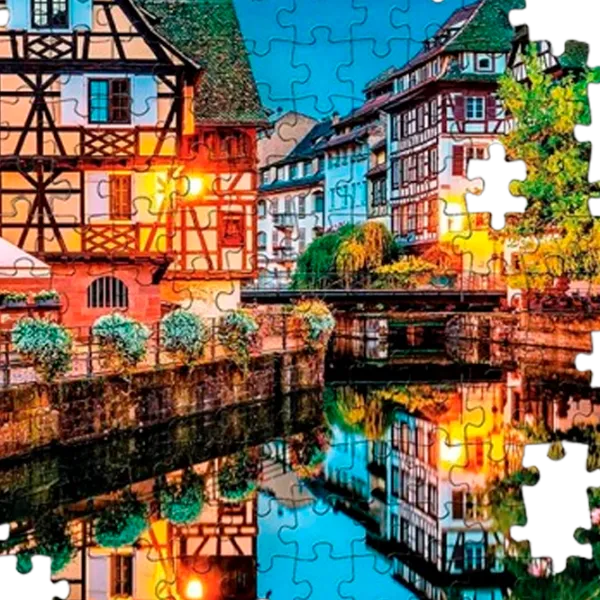 Puzzle Clementoni Strasbourg Old Town 14+/ Numărul de piese: 500 photo 5