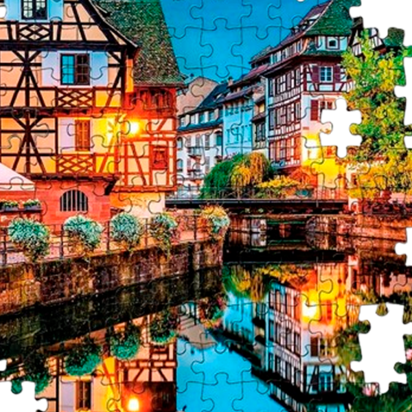 Puzzle Clementoni Strasbourg Old Town 14+/ Numărul de piese: 500 photo 5