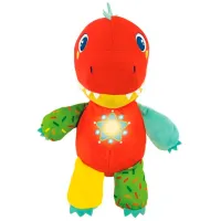 Jucărie moale Clementoni Animals My Little Dino 17847 / Red photo 2