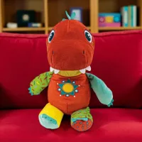 Jucărie moale Clementoni Animals My Little Dino 17847 / Red photo 5