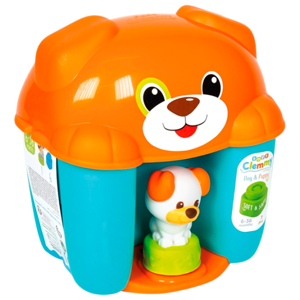 Конструктор Clementoni Toy Dog & Puppy Basket Классический/ Синий photo 1