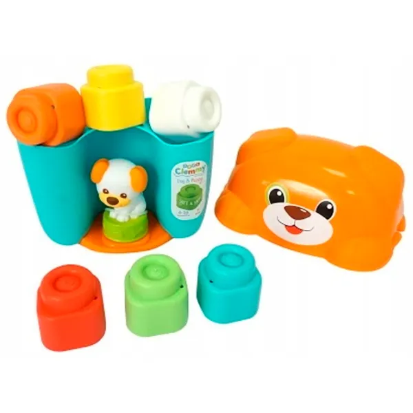 Конструктор Clementoni Toy Dog & Puppy Basket Классический/ Синий photo 2