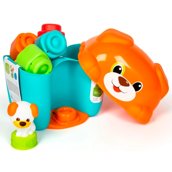 Конструктор Clementoni Toy Dog & Puppy Basket Классический/ Синий photo 3