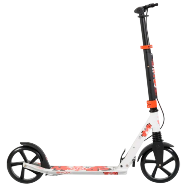 Детский двухколёсный самокат Moni Spooky (MT.124644) 100 кг/ Белый photo 3