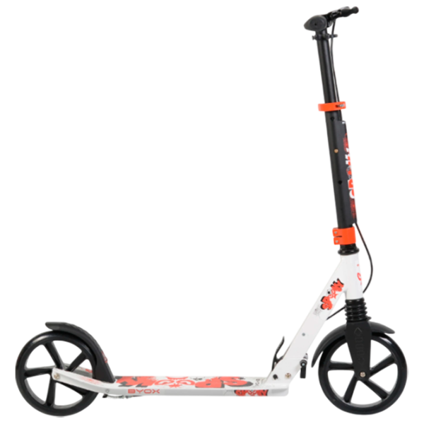 Детский двухколёсный самокат Moni Spooky (MT.124644) 100 кг/ Белый photo 3