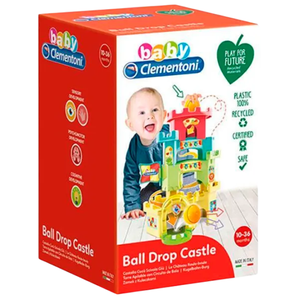 Креативный набор Clementoni Baby Ball Drop Castle 17226 10+ месяцев / Разноцветный Разноцветный photo 1