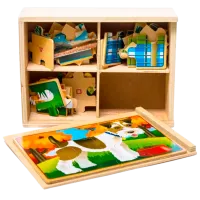 Puzzle Melissa & Doug Domestic animals 3+/ Numărul de piese: 48 photo 2