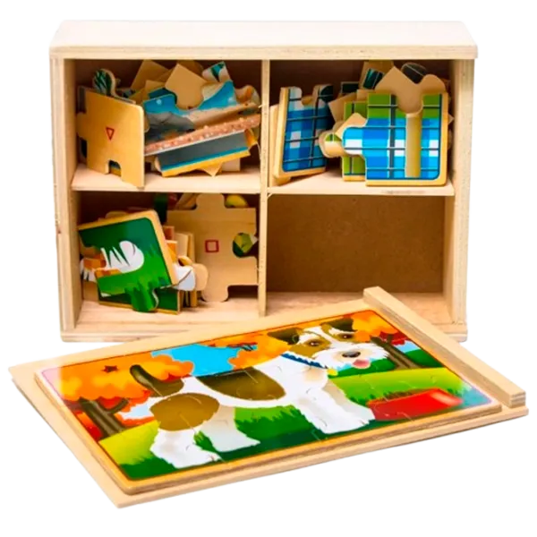 Puzzle Melissa & Doug Domestic animals 3+/ Numărul de piese: 48 photo 2