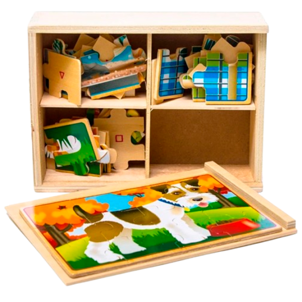 Puzzle Melissa & Doug Domestic animals 3+/ Numărul de piese: 48 photo 2