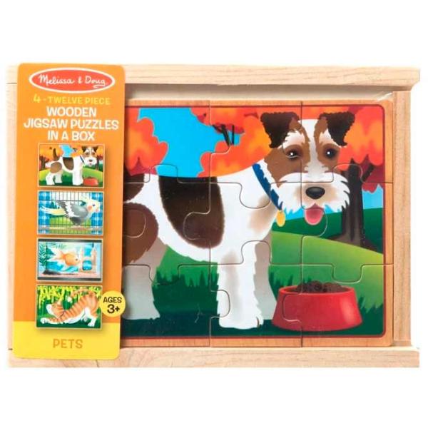 Puzzle Melissa & Doug Domestic animals 3+/ Numărul de piese: 48 photo 3