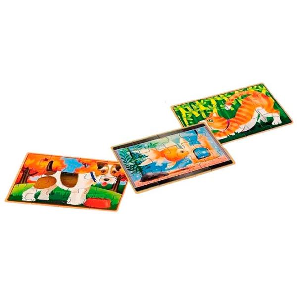 Puzzle Melissa & Doug Domestic animals 3+/ Количество деталей: 48 photo 5