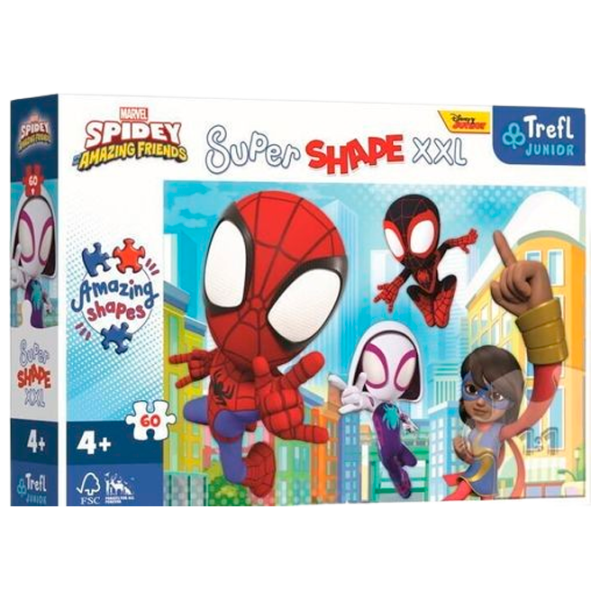 Puzzle Trefl Spiderman 3+/ Numărul de piese: 60 photo 2