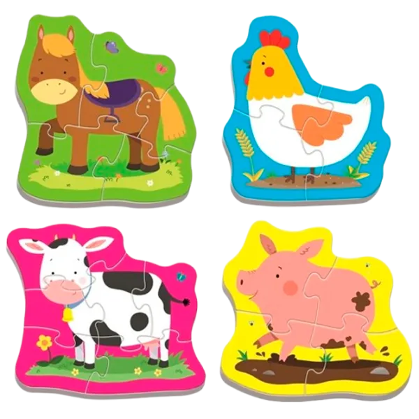 Puzzle Trefl Farm Animals 2+/ Numărul de piese: 18 photo 1