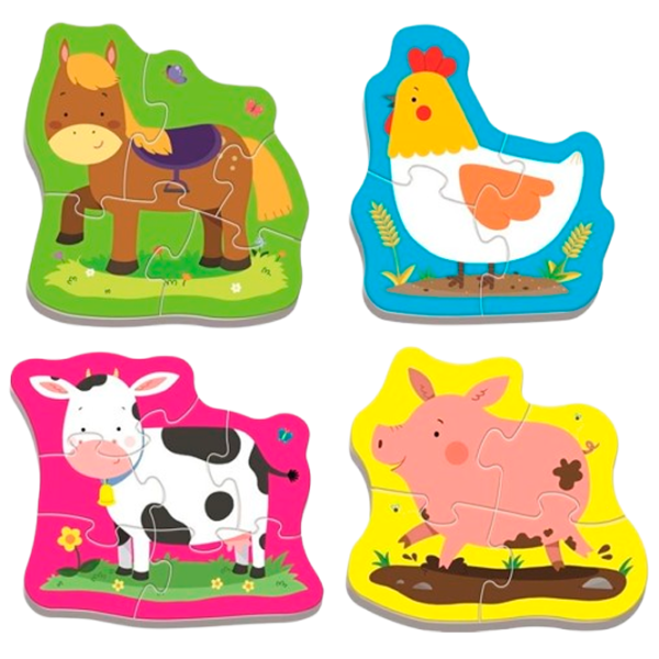 Puzzle Trefl Farm Animals 2+/ Numărul de piese: 18 photo 1
