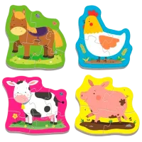 Puzzle Trefl Farm Animals 2+/ Numărul de piese: 18