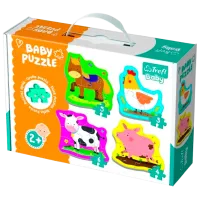 Puzzle Trefl Farm Animals 2+/ Numărul de piese: 18 photo 2