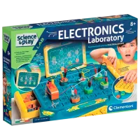 Игровой набор Clementoni Science & Play Electronics Laboratory 61548 8+ / Разноцветный Синий