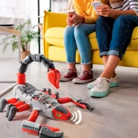 Constructor cu telecomandă Clementoni Scorpion Robot Robot/ Gray photo 3
