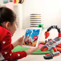 Constructor cu telecomandă Clementoni Scorpion Robot Robot/ Gray photo 5
