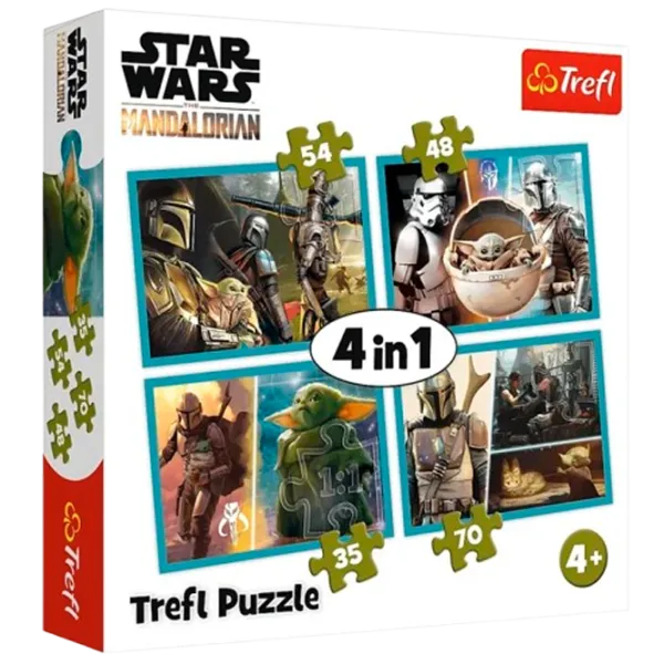 Puzzle Trefl Mandalorians 4+/ Количество деталей: 207 photo 1