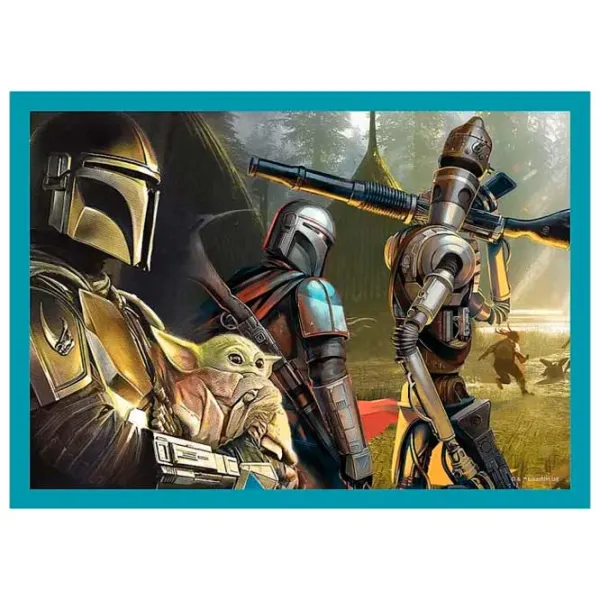 Puzzle Trefl Mandalorians 4+/ Количество деталей: 207 photo 4
