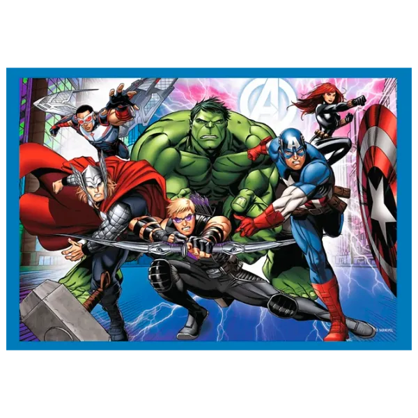 Puzzle Trefl Avengers 4+/ Numărul de piese: 207 photo 4