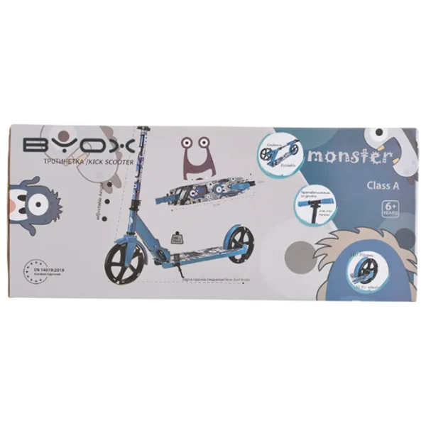 Детский двухколёсный самокат Moni Monster (MT.124640) 100 кг/ Красный photo 9